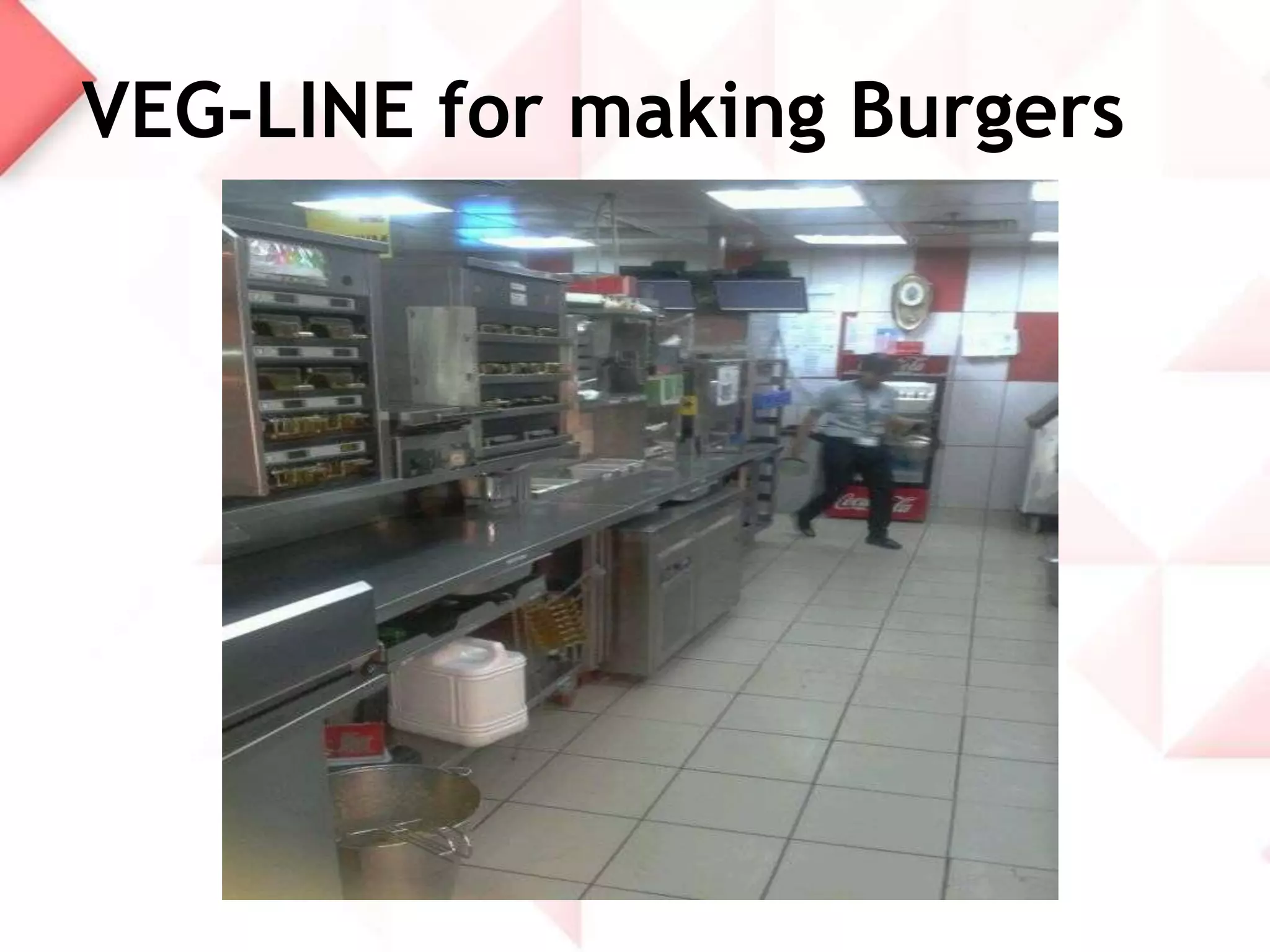 VEG-LINE for making Burgers

 