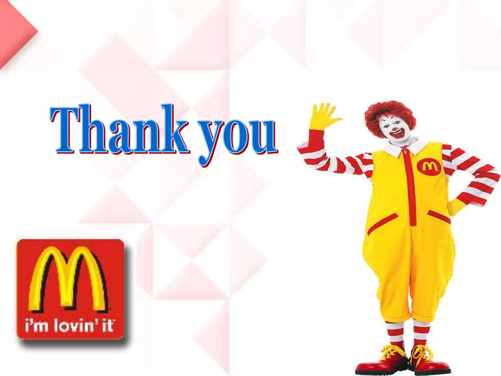 Capacity Planning with reference to McDonlds