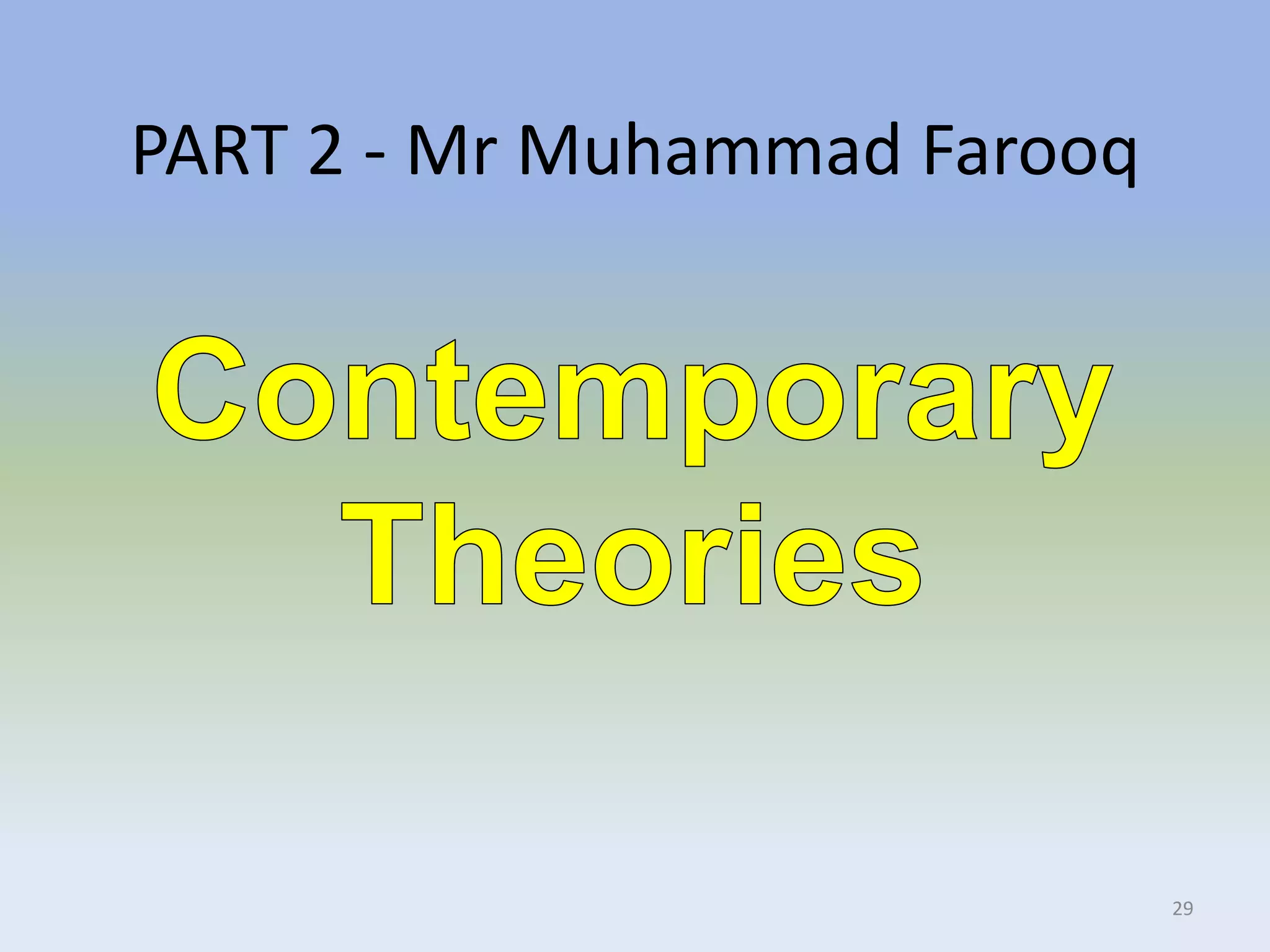 PART 2 - Mr Muhammad Farooq
29
 