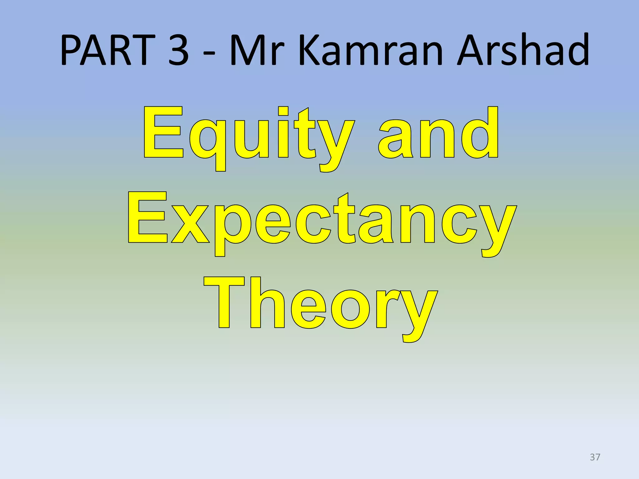 PART 3 - Mr Kamran Arshad
37
 