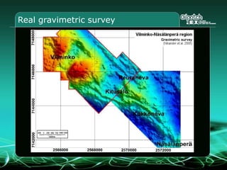 Real gravimetric survey
 