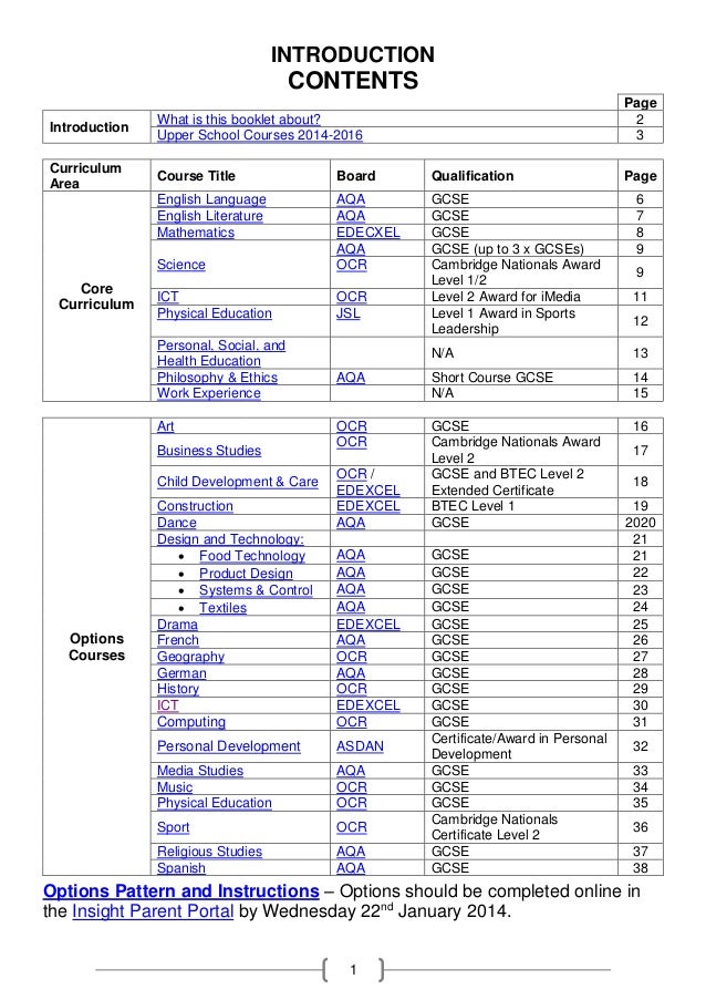 food tech coursework grade boundaries