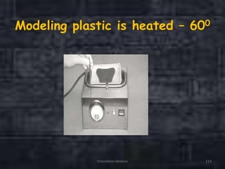 Modeling plastic is heated – 600
Orientation Relation 113
 