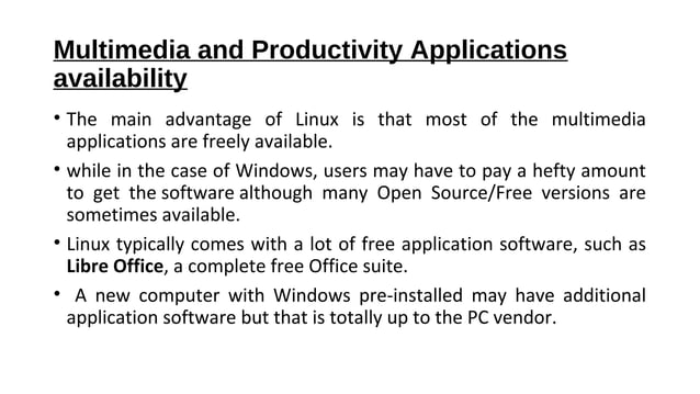 Windows V/S Linux OS - Comparison