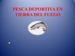 PESCA DEPORTIVA EN
TIERRA DEL FUEGO
x
 