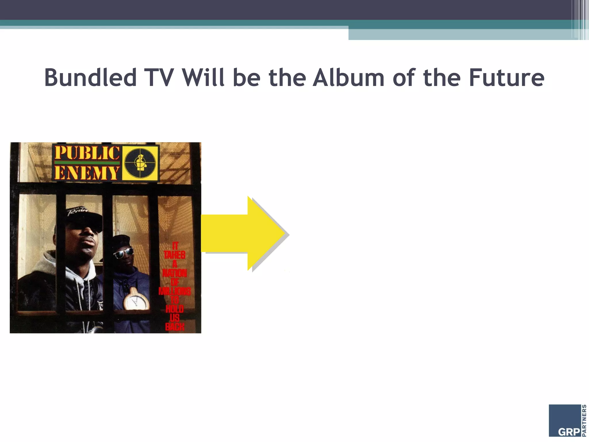 Bundled TV Will be the Album of the Future
 