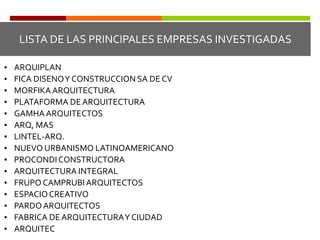 ANÁLISIS DE LA COMPETENCIA POTENCIALDISTRIBUIDORES METECNO EN MÉXICOZONA NORTE