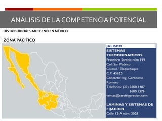 LISTA DE PRODUCTOS DE METECNO