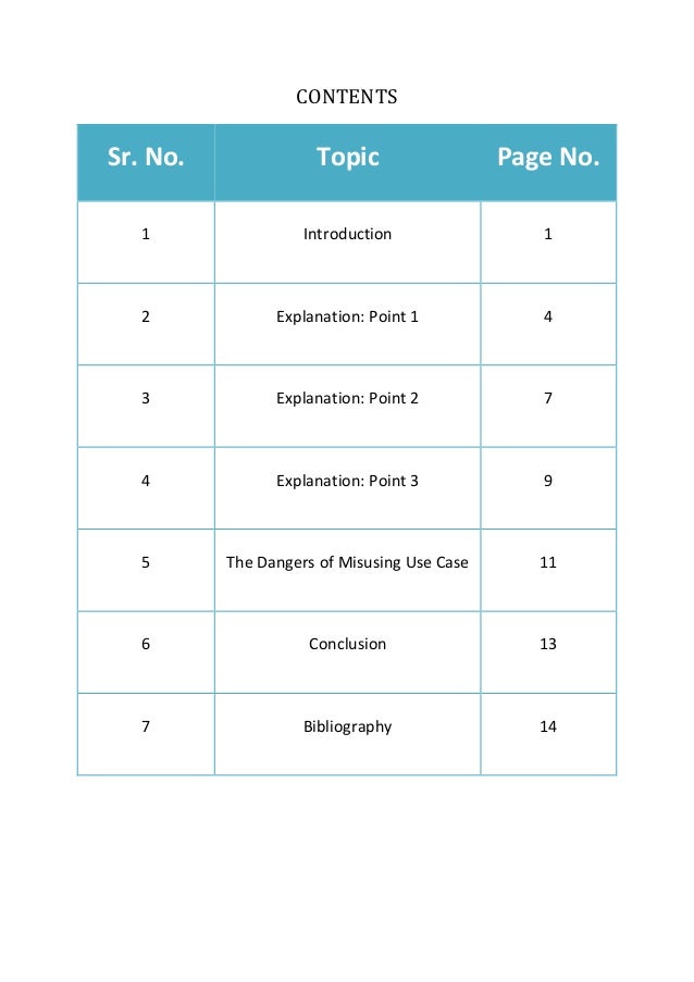 Case study outline example picture