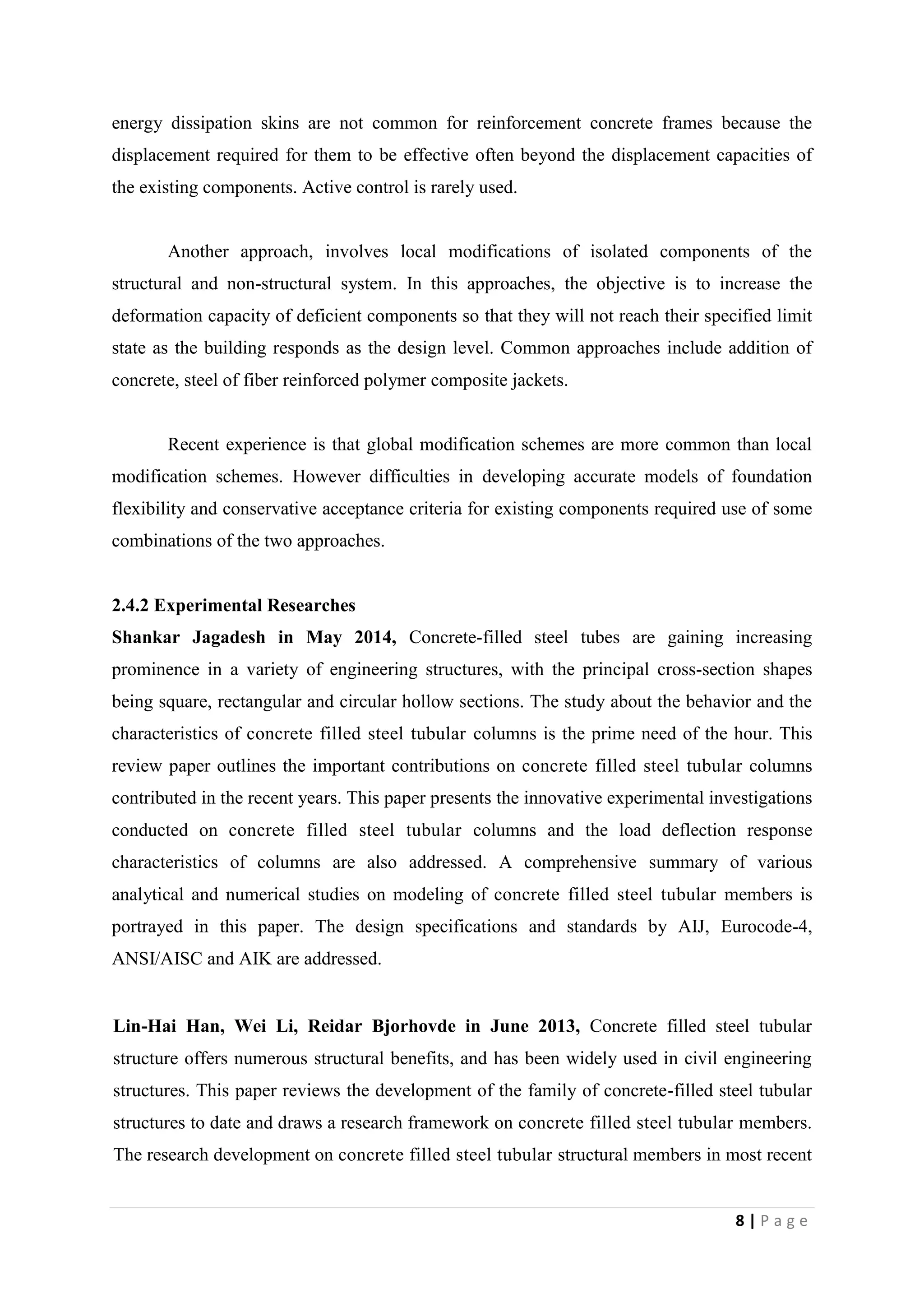 Final paper for thesis on Steel tubular column | PDF