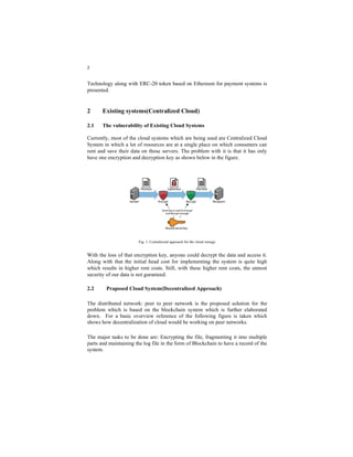 Blockchain Based Decentralized Cloud System | PDF