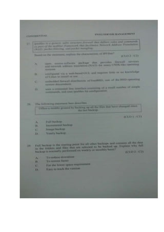 Final paper FN512 server management