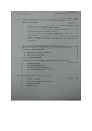 Final paper FN512 server management