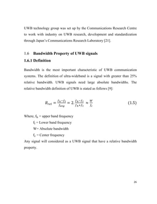 Distance Measurements using Ultra Wide-Band (UWB) | PDF