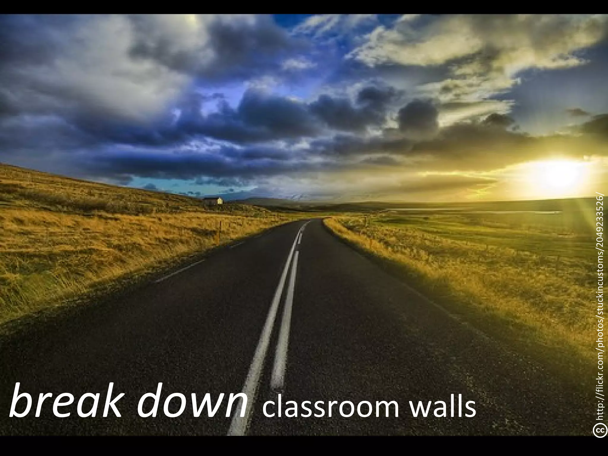 break down classroom walls


    http://flickr.com/photos/stuckincustoms/2049233526/
 