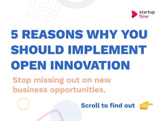 5 Reasons Why You Should Implement Open Innovation