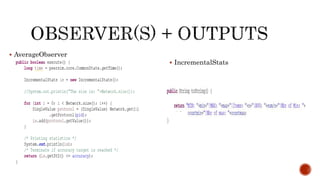  AverageObserver
 IncrementalStats
 