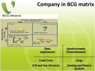 Company in BCG matrix
 