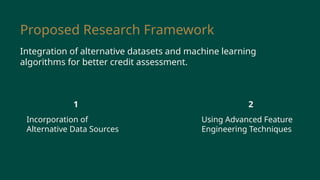 ML Credit Scoring of Thin-File Borrowers | PPTX