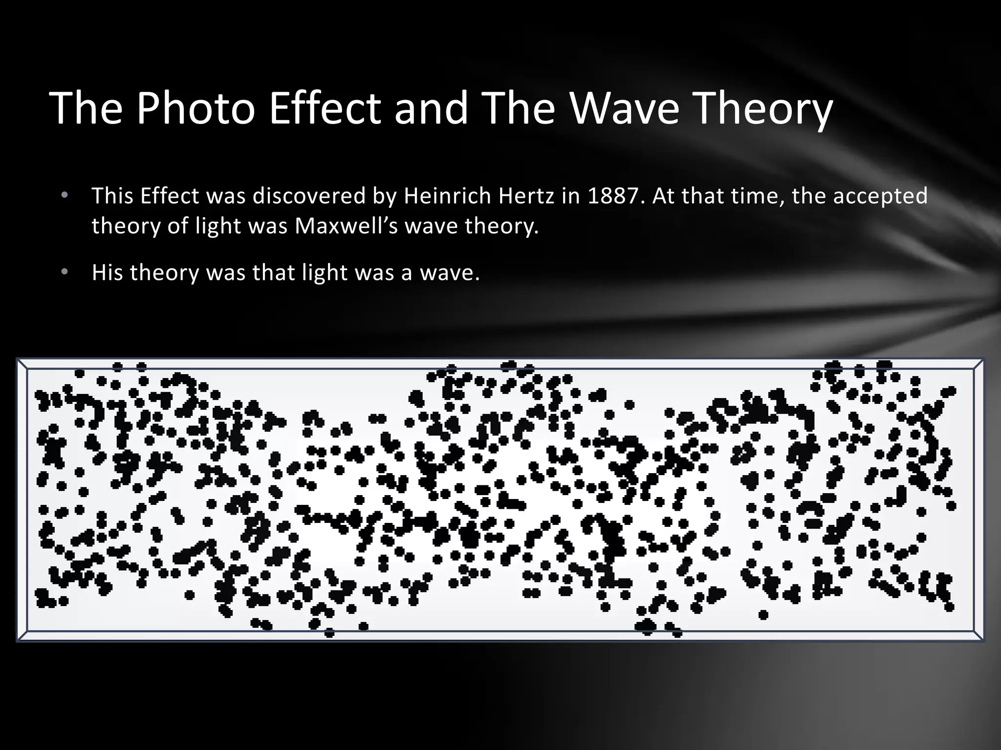 This is why the edge of the shadow is not sharp and precise.Diffraction