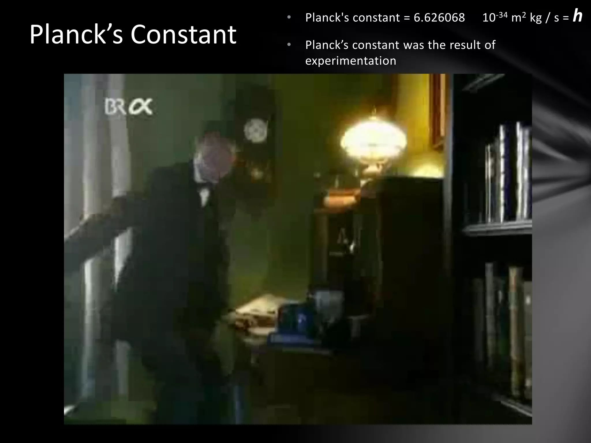 This explains the wave-particle duality