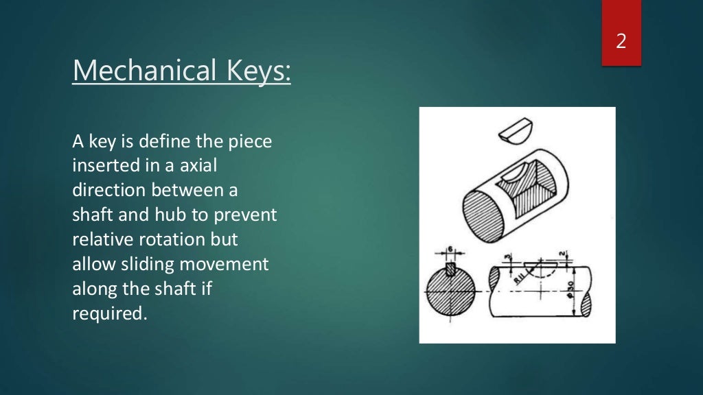 Types Of Mechanical Keys And their Drawing Symbols