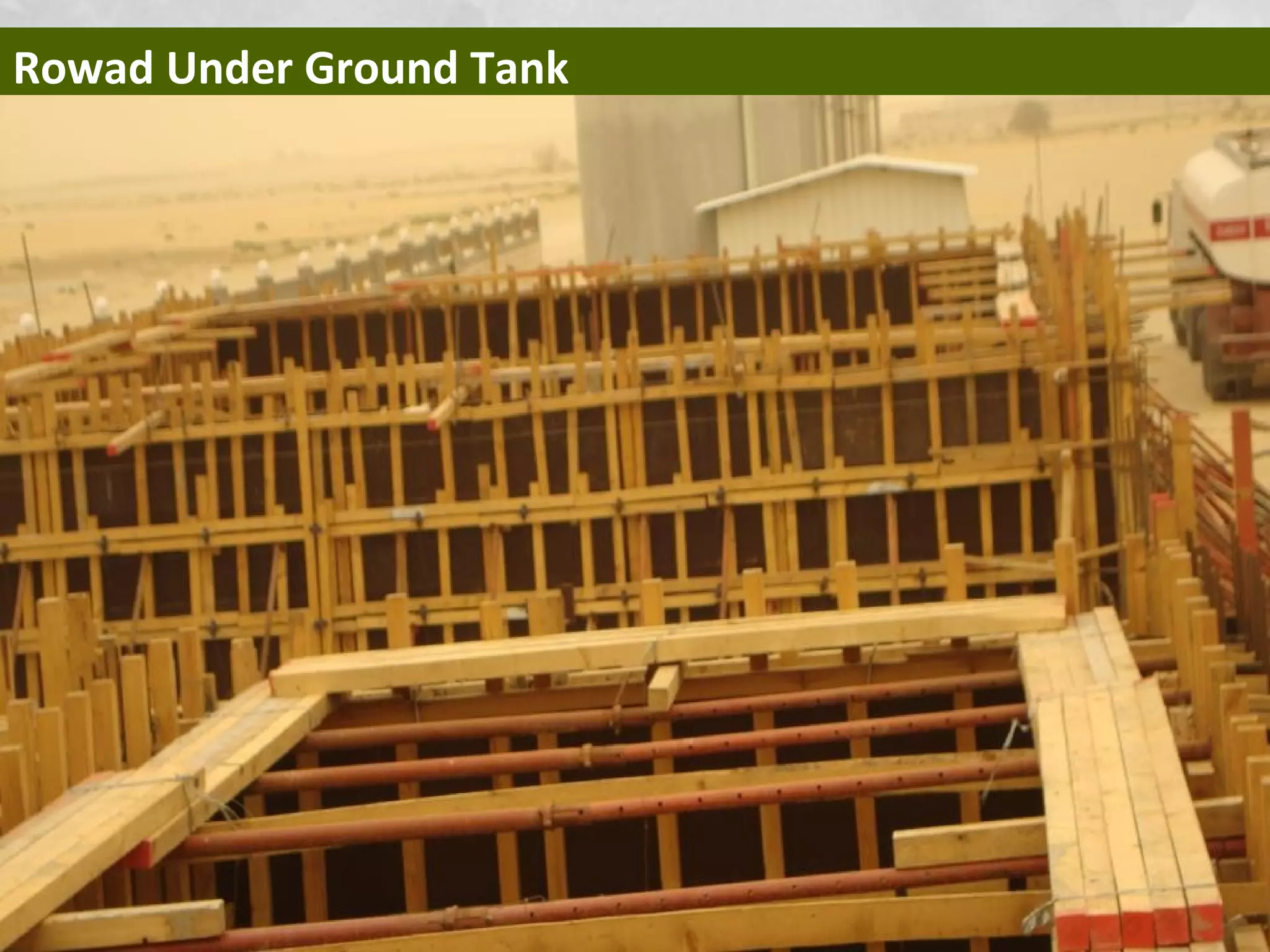 Rowad Under Ground Tank
 