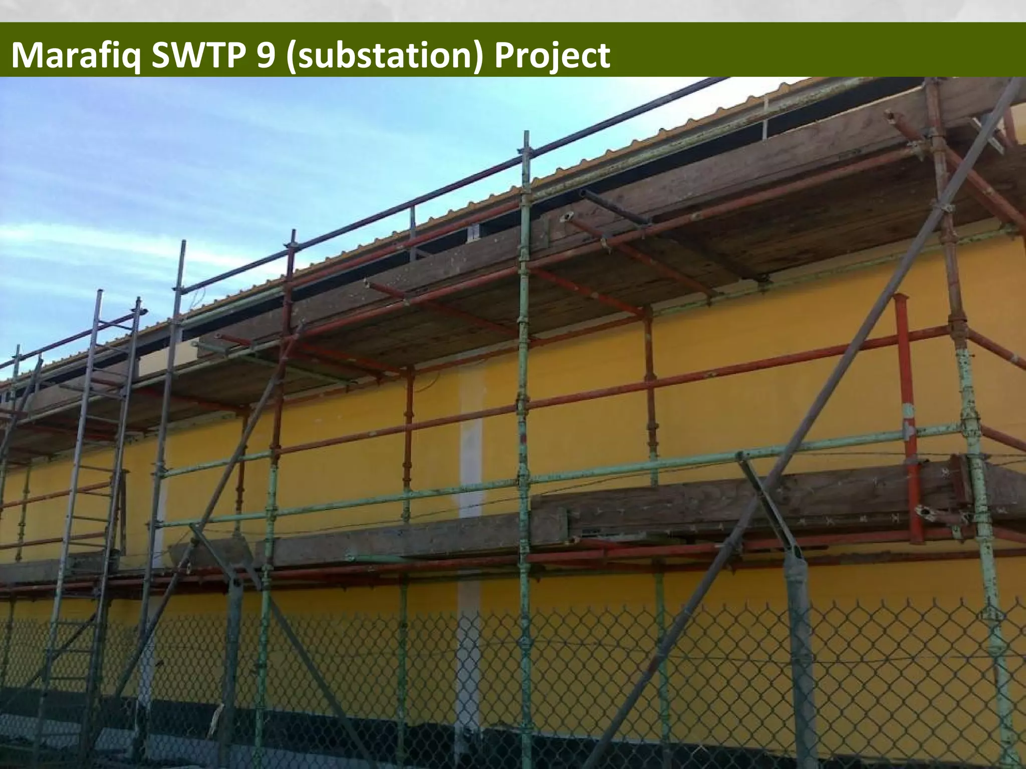 Marafiq SWTP 9 (substation) Project
 