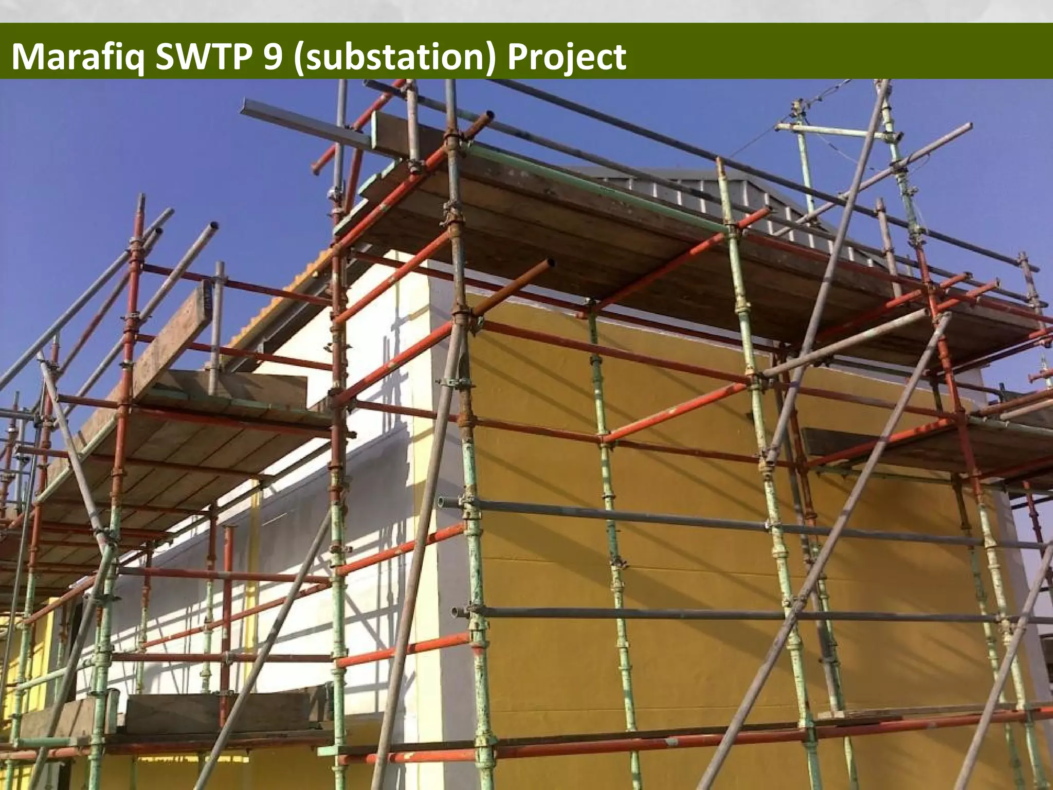 Marafiq SWTP 9 (substation) Project
 
