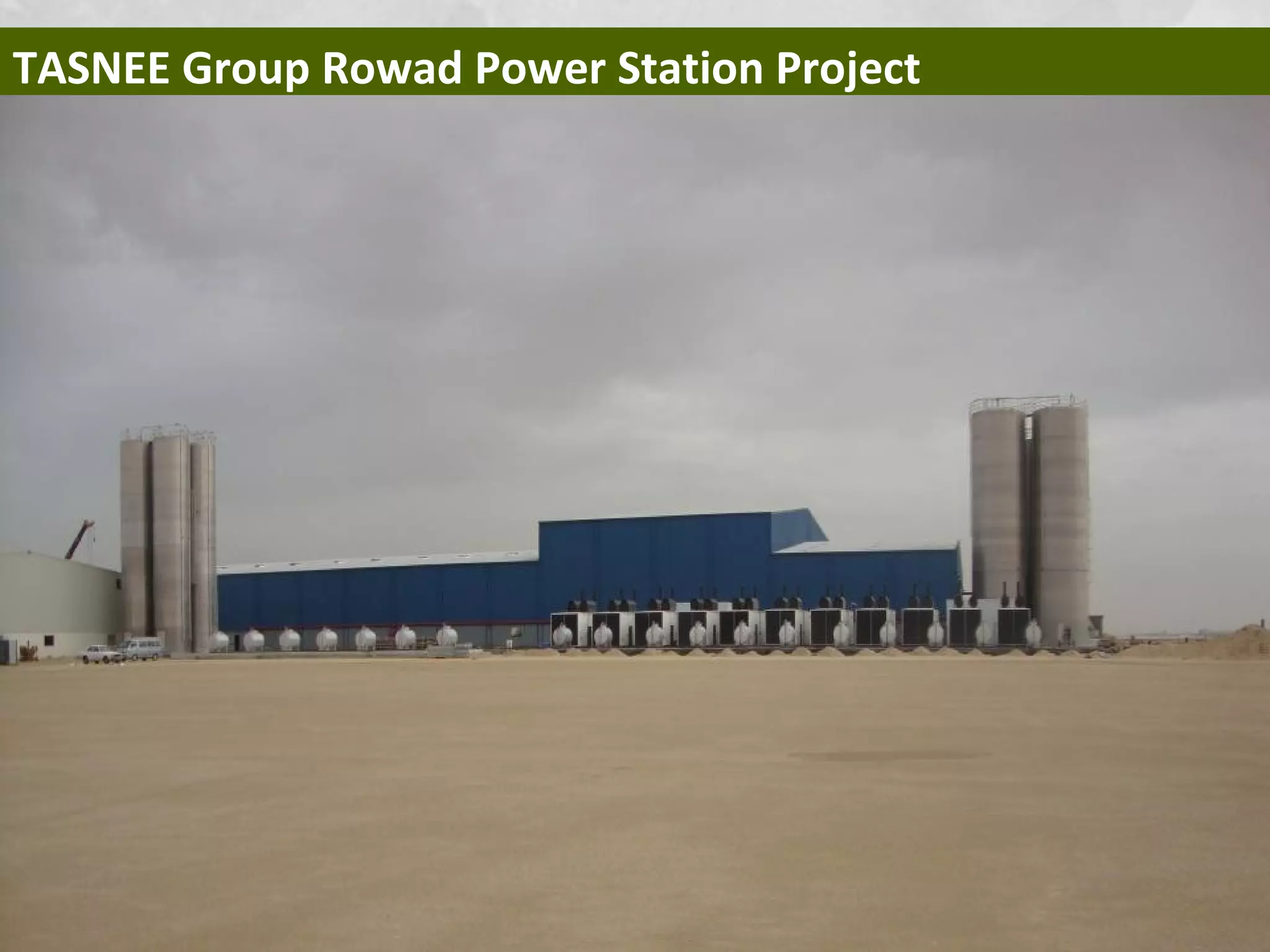 TASNEE Group Rowad Power Station Project
 