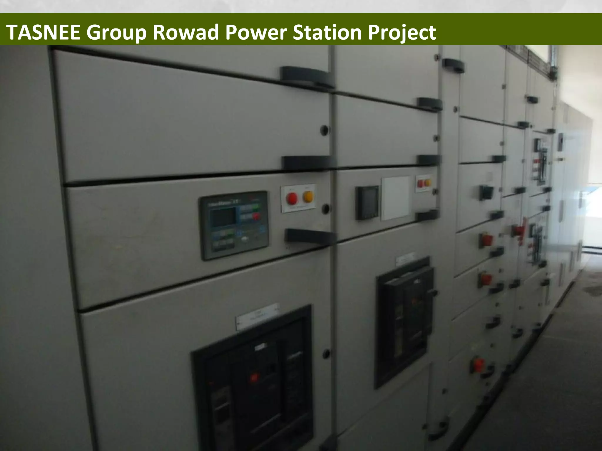 TASNEE Group Rowad Power Station Project
 