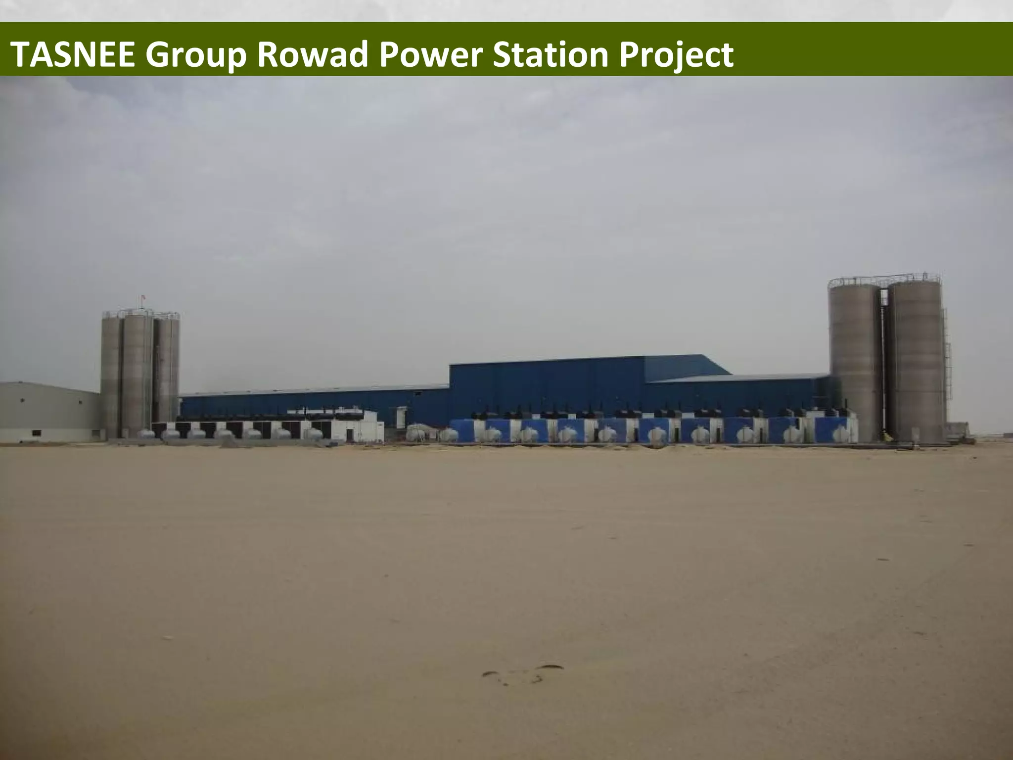 TASNEE Group Rowad Power Station Project
 