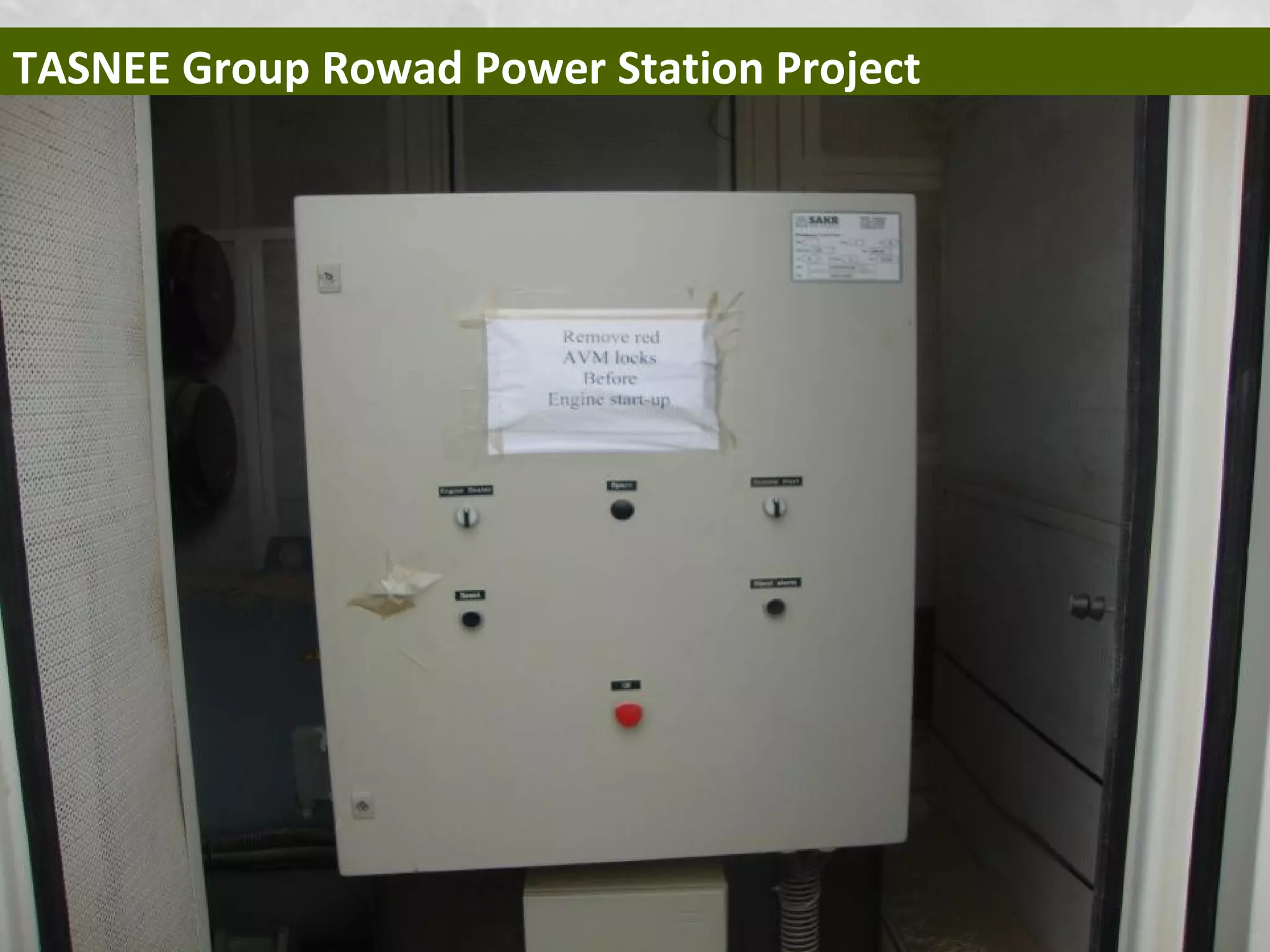 TASNEE Group Rowad Power Station Project
 