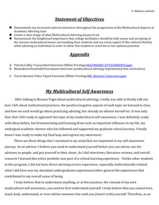 Final Multicultural Awareness Portfolio | DOCX