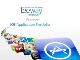 Presents
iOS Application Portfolio
 