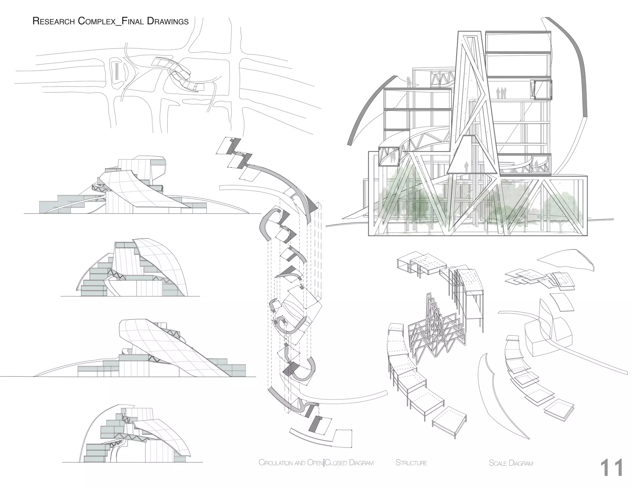 RESEARCH COMPLEX_FINAL DRAWINGS




                                  CIRCULATION AND OPEN|CLOSED DIAGRAM   STRUCTURE   SCALE DIAGRAM
                                                                                                    11
 