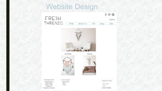 Website Design
 