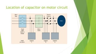 Location of capacitor on motor circuit
10
 