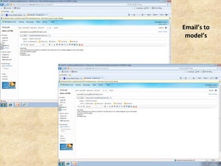 Email’s to model’s 