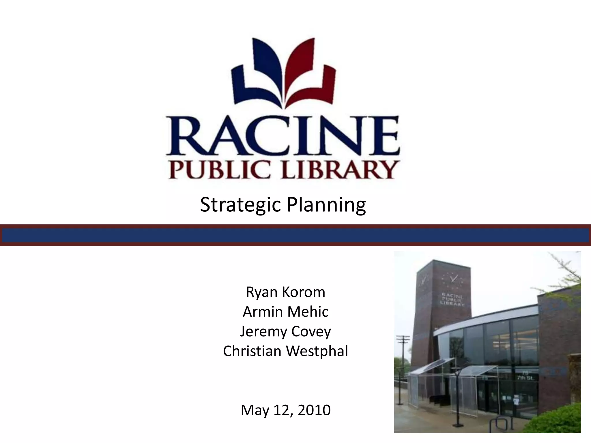 Racine Public Library PPTX
