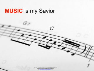 MUSIC is my Savior
Photo Credit: <a href="https://www.flickr.com/photos/10361931@N06/4326848381/">Horia
Varlan</a> via <a href="http://compfight.com">Compfight</a> <a
href="https://creativecommons.org/licenses/by/2.0/">cc</a>
 