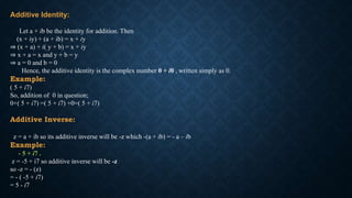 Complex numbers | PPTX
