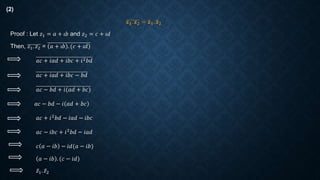 Complex numbers | PPTX
