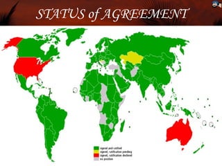 STATUS of AGREEMENT
 