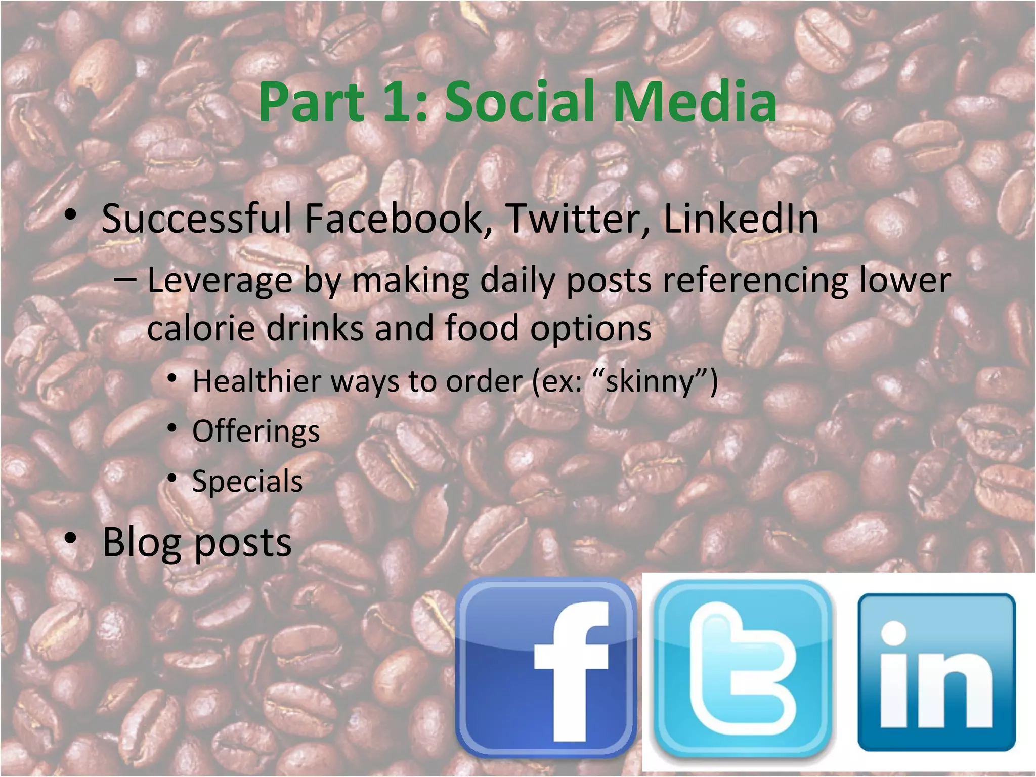Starbucks Digital Marketing Campaign PPT