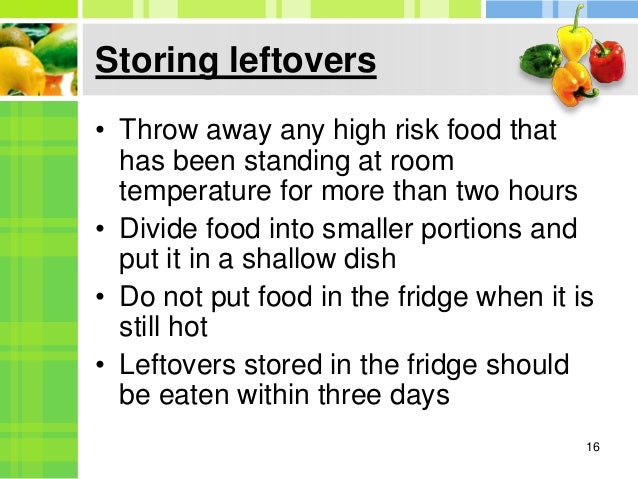 High Risk Food Stored At Room Temperature For How Long High Risk Food Stored At Room Temperature For How Long