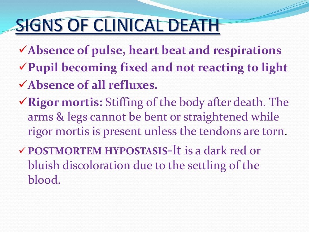 care of dying patient