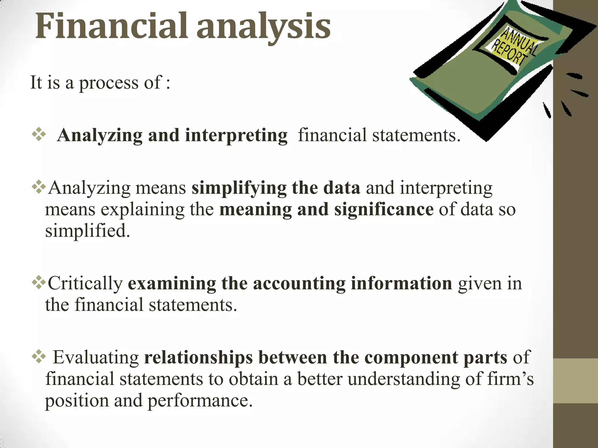 financial analysis | PPT | Free Download