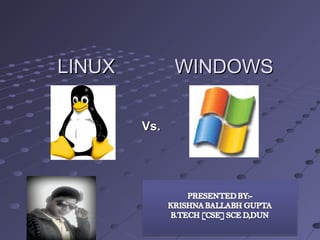 comparing windows and linux ppt | PPT