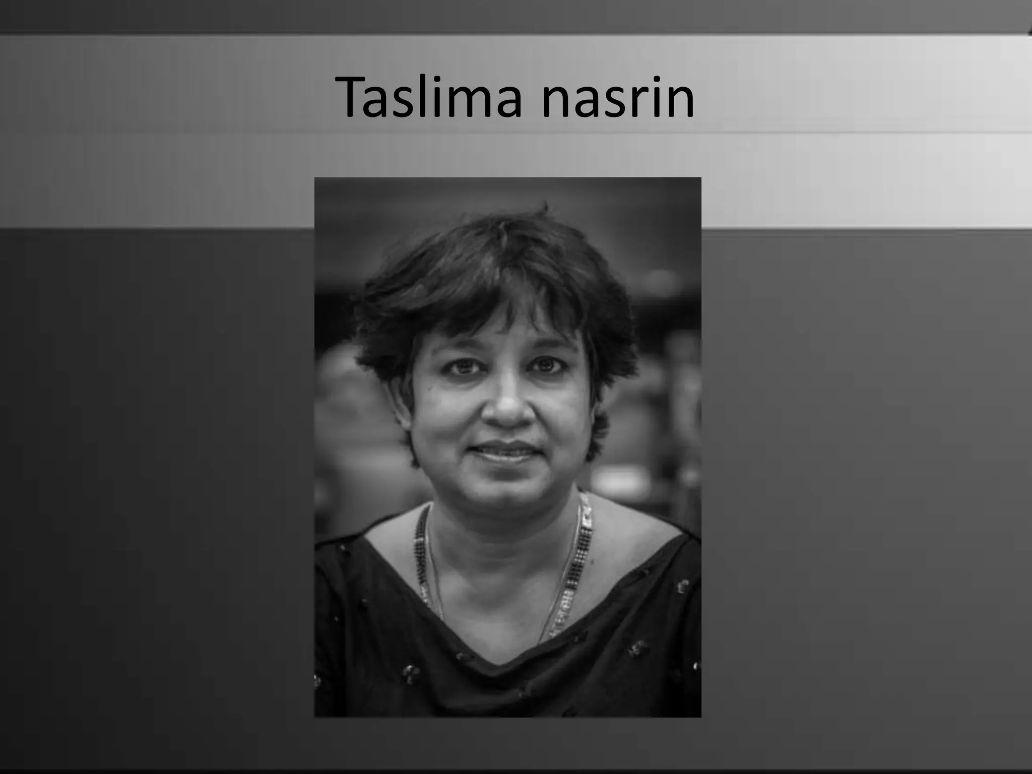 TASLIMA NASREEN . CONCEPT OF Colonialism | PPTX